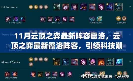 云顶之弈最新霞洛阵容引领科技潮流，重塑未来战场体验！