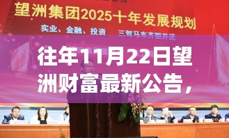 望洲财富最新公告，共创辉煌未来，学习变革成就梦想之路