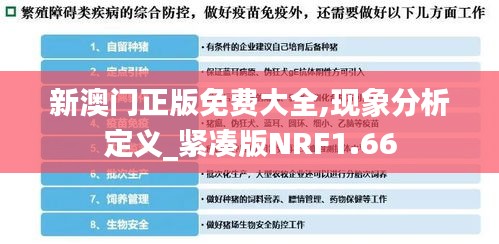 新澳门正版免费大全,现象分析定义_紧凑版NRF1.66
