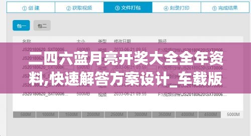 二四六蓝月亮开奖大全全年资料,快速解答方案设计_车载版TNA1.41