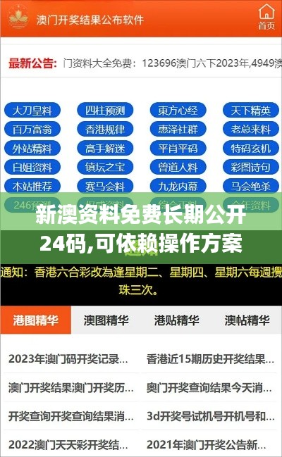 新澳资料免费长期公开24码,可依赖操作方案_原汁原味版MKH1.22