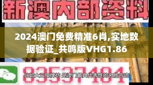 2024澳门免费精准6肖,实地数据验证_共鸣版VHG1.86