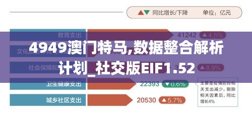 4949澳门特马,数据整合解析计划_社交版EIF1.52