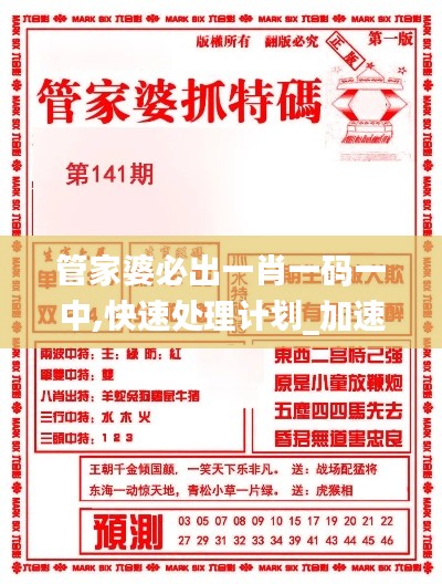 管家婆必出一肖一码一中,快速处理计划_加速版HTY1.7