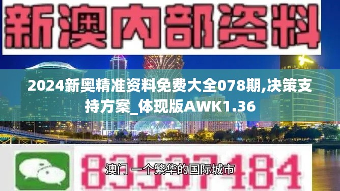 2024新奥精准资料免费大全078期,决策支持方案_体现版AWK1.36