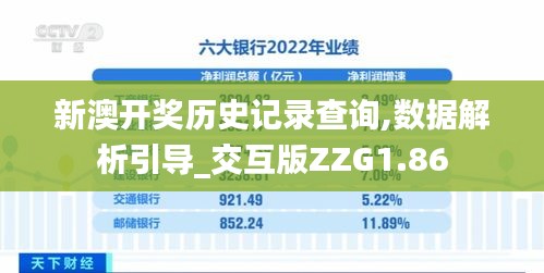 新澳开奖历史记录查询,数据解析引导_交互版ZZG1.86