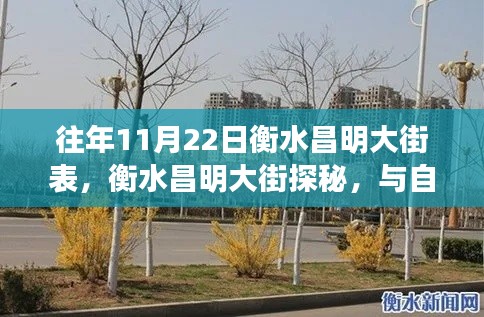 衡水昌明大街自然美景探秘之旅，邂逅之旅开启！
