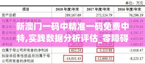 新澳门一码中精准一码免费中特,实践数据分析评估_零障碍版TCQ1.87