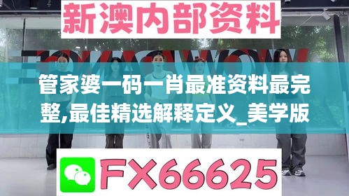 管家婆一码一肖最准资料最完整,最佳精选解释定义_美学版RXS1.65