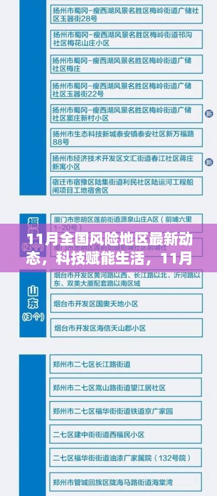 科技赋能生活，11月风险地区动态监测报告重磅发布