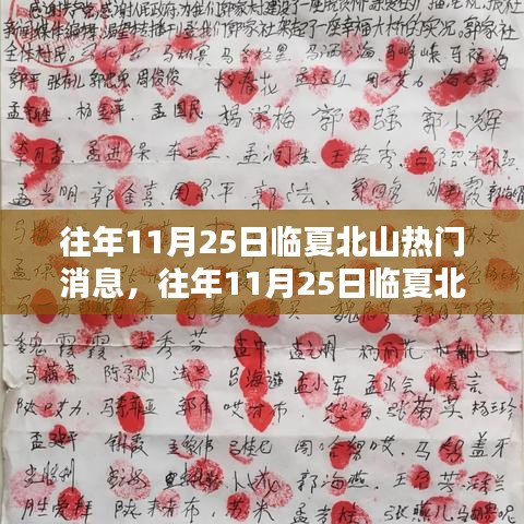 往年11月25日临夏北山热门消息，往年11月25日临夏北山热点大揭秘，揭秘那些令人瞩目的瞬间！