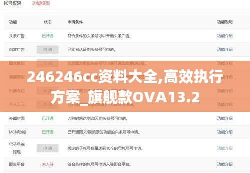 246246cc资料大全,高效执行方案_旗舰款OVA13.2