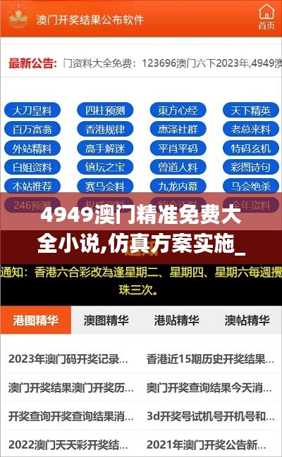 4949澳门精准免费大全小说,仿真方案实施_未来科技版CZZ16.52