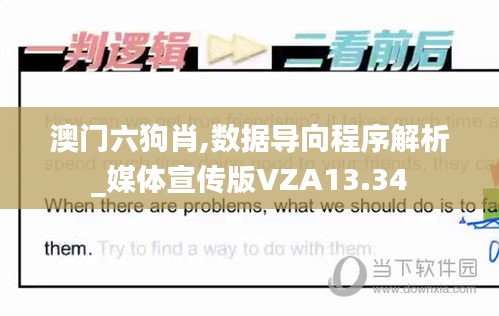澳门六狗肖,数据导向程序解析_媒体宣传版VZA13.34