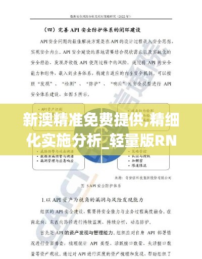 新澳精准免费提供,精细化实施分析_轻量版RNI16.17