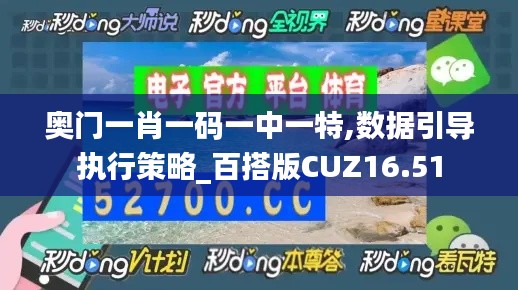 奥门一肖一码一中一特,数据引导执行策略_百搭版CUZ16.51