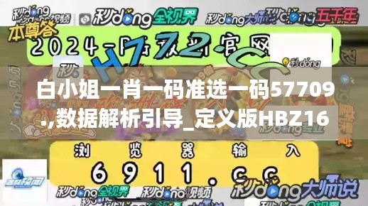 白小姐一肖一码准选一码57709.,数据解析引导_定义版HBZ16.12