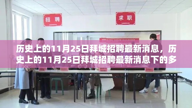 历史上的11月25日拜城招聘最新消息及其多元观点探析
