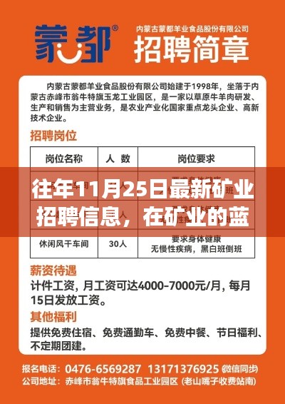 矿业招聘启事，在矿业的蓝天下，重逢与启航的温馨故事