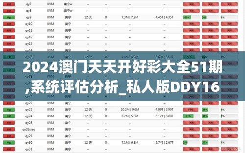 2024澳门天天开好彩大全51期,系统评估分析_私人版DDY16.17