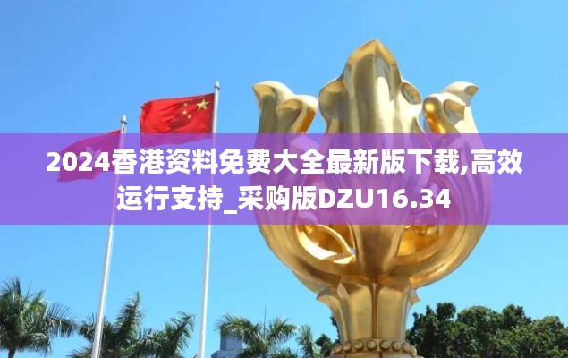 2024香港资料免费大全最新版下载,高效运行支持_采购版DZU16.34