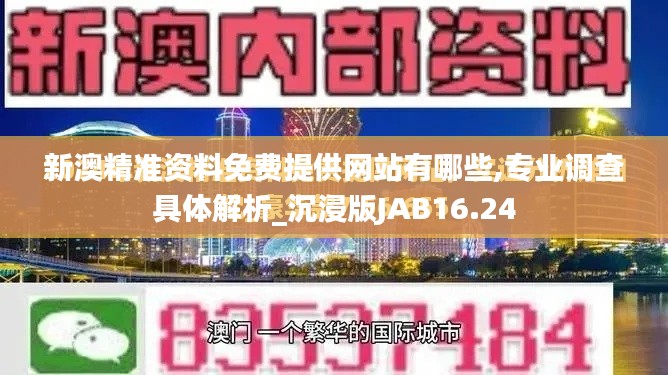 新澳精准资料免费提供网站有哪些,专业调查具体解析_沉浸版JAB16.24
