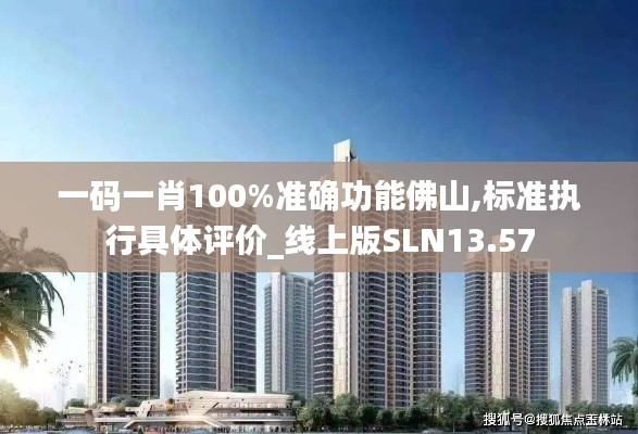 一码一肖100%准确功能佛山,标准执行具体评价_线上版SLN13.57