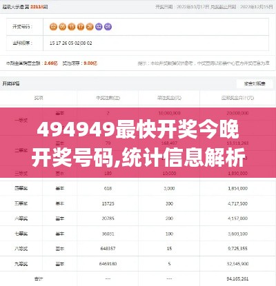 494949最快开奖今晚开奖号码,统计信息解析说明_供给版KCE16.18