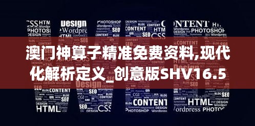 澳门神算子精准免费资料,现代化解析定义_创意版SHV16.54