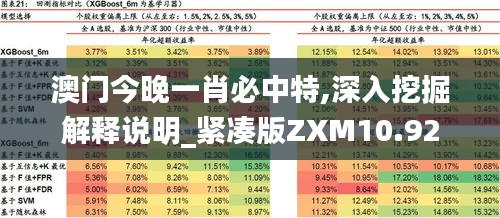 澳门今晚一肖必中特,深入挖掘解释说明_紧凑版ZXM10.92