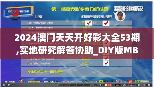 2024澳门天天开好彩大全53期,实地研究解答协助_DIY版MBO19.8