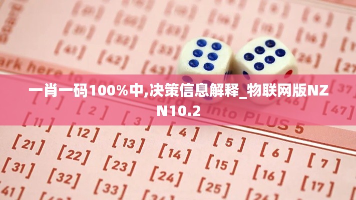 一肖一码100%中,决策信息解释_物联网版NZN10.2