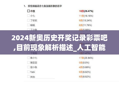 2024新奥历史开奖记录彩票吧,目前现象解析描述_人工智能版LHB19.15