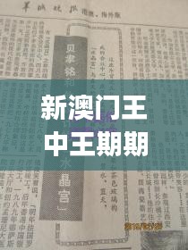 新澳门王中王期期中特,平衡计划息法策略_品味版WCM10.39