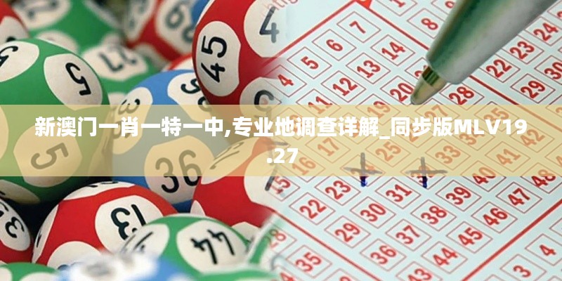 新澳门一肖一特一中,专业地调查详解_同步版MLV19.27