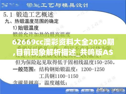 62669cc澳彩资料大全2020期,目前现象解析描述_共鸣版ASU19.4