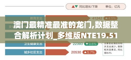 澳门最精准最准的龙门,数据整合解析计划_多维版NTE19.51