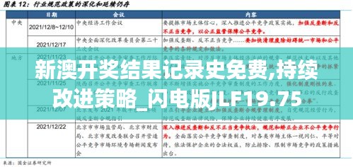新澳开奖结果记录史免费,持续改进策略_闪电版JLF19.75