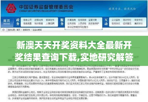 新澳天天开奖资料大全最新开奖结果查询下载,实地研究解答协助_程序版VXS19.91
