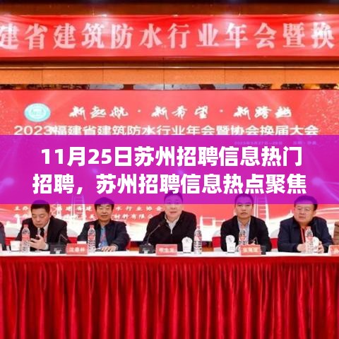 11月25日苏州招聘信息热点聚焦，市场深度洞察与热门岗位解析