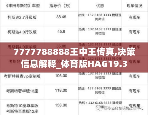 7777788888王中王传真,决策信息解释_体育版HAG19.3