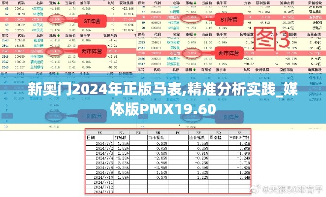 新奥门2024年正版马表,精准分析实践_媒体版PMX19.60