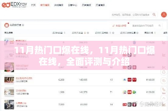 11月热门口爆在线全面评测与介绍