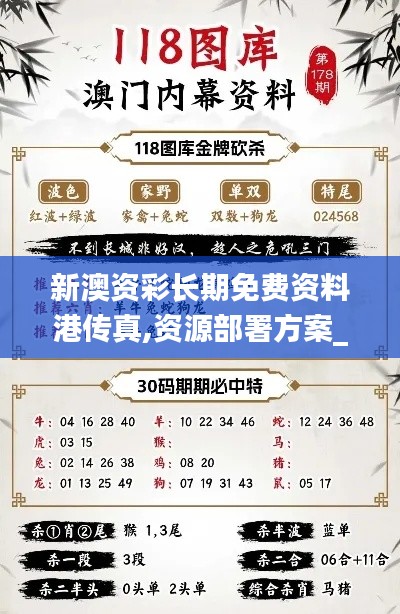 新澳资彩长期免费资料港传真,资源部署方案_大师版JXW10.7