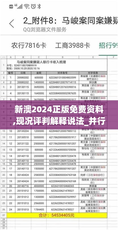 新澳2024正版免费资料,现况评判解释说法_并行版QMH10.1