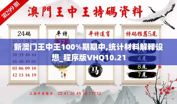 新澳门王中王100%期期中,统计材料解释设想_程序版VHQ10.21