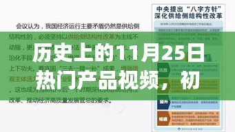 历史上的重要日期产品视频指南，从初学者到进阶用户的制作步骤教程（1月25日与11月25日篇）