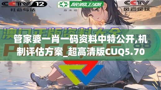 管家婆一肖一码资料中特公开,机制评估方案_超高清版CUQ5.70