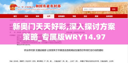 新奥门天天好彩,深入探讨方案策略_专属版WRY14.97
