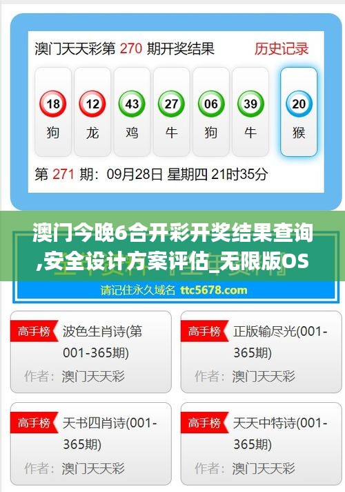 澳门今晚6合开彩开奖结果查询,安全设计方案评估_无限版OSC5.8